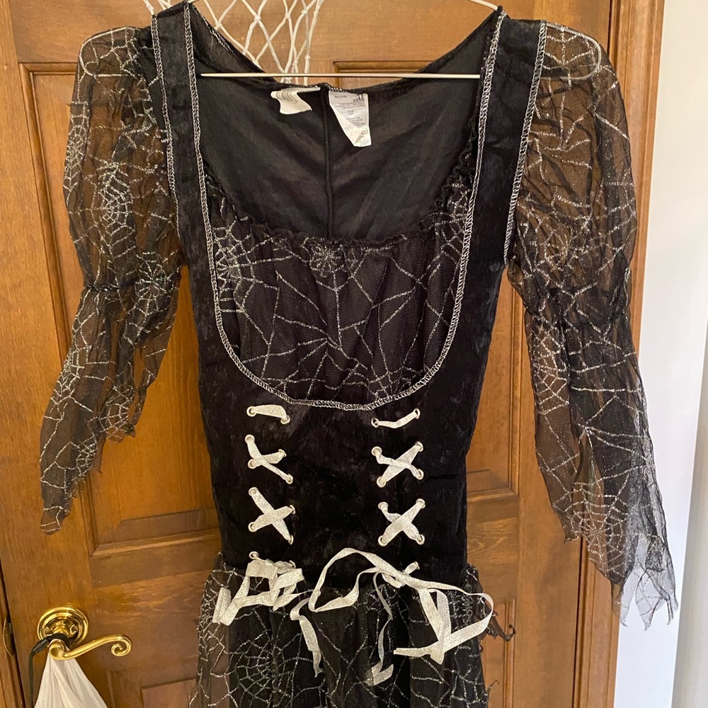 Spider Web Witch Costume for Women